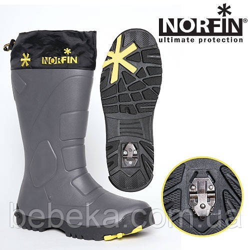 Чоботи зимові водонепроникні Norfin KLONDAIK (EVA / TPR + зачепи, вкладиші) -40 ° / р. 47 (14990-47)
