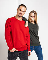 Світшот UNISEX червоний колір, фото 3