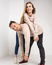 Світшот однотонний UNISEX бежевий колір, фото 2