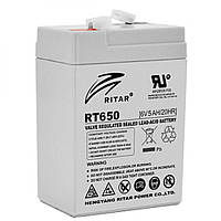 Акумулятор AGM RITAR RT650, 5Ah 6V