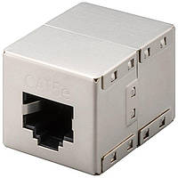 Перехідник мережевий RJ45 STP5e F/F Delock (70.08.6088) 1:1 Metal Gold