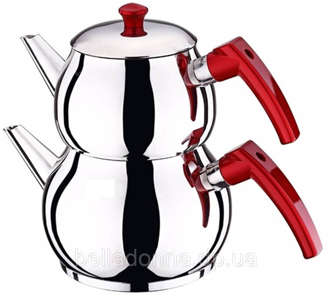 Подвійний чайник турецький Ecodem Mini Boy (чайник 1 л + заварник 0,7 л)