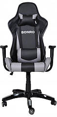 Ігрове крісло Bonro 2018 сіре 40800017