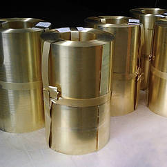 Стрічка латунна 0,4х100 мм Л63 тверда, м'яка