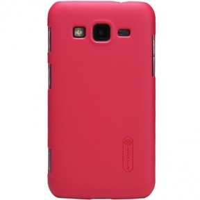 Чохол накладка для Samsung Galaxy Core Advance I8580 - Nillkin Frosted Shield Червоний