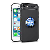 Чехол Fiji Hold для Apple Iphone 6 / 6S бампер накладка с подставкой Black-Blue
