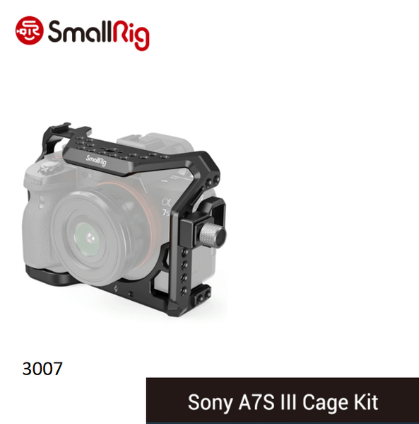 SmallRig Camera Cage and HDMI Cable Clamp for Sony Alpha 7S III A7S III A7S3 3007 3007B 1233891130