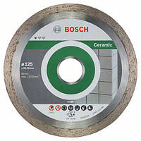 Диск алмазний відрізний Bosch Standart for Ceramic (125х22.23 мм) (2608603232)