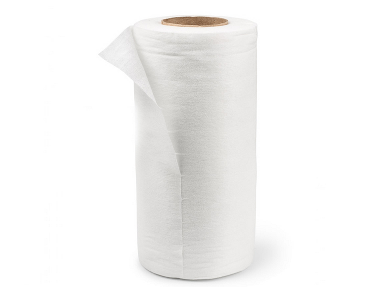 Рушник одноразовий 40х70см Doily відривний гладка 100шт рулон, фото 1