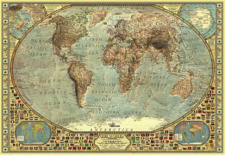 Пазли Карта світу на 2000 елементів, фото 2