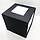 Чорно-біла подарункова коробка для годинників велика, футляр, шкатулка ( код: IBW525BO ), фото 3
