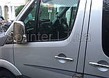 Накладка дзеркала MB Sprinter 2006- (неірж), фото 2