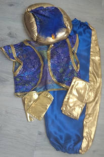 Карнавальний костюм Східний принц, аладин, Султан 110, Синій