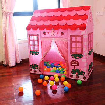 Дитячий ігровий намет-будиночок для принцес Yufeng Toys з дверима і віконцями