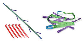 Якір лебідковий 9 петлевий 2,5 м c кілками