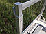 ПОСИЛЕНИЙ стіл для пікніка розкладний і 4 стільця. Для відпочинку на природі, рибальства, туризму. Колір Зелений, фото 5