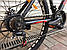 Велосипед спортивний TopRider Top-611 26" Shimano Синій + подарунок крила або насос, фото 3
