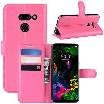 Чохол-книжка Litchie Wallet для LG G8 ThinQ Rose