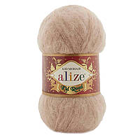 Пряжа Alize Kid Mohair Royal 314 кофейная пена (Ализе Кид Мохер Роял 50)