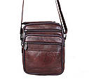 Чоловіча шкіряна сумка 2-5010COFFEE коричневая, фото 5