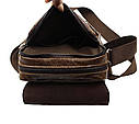 Чоловіча шкіряна сумка BR1540 коричнева, фото 7