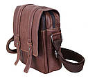 Чоловіча шкіряна сумка BR1540-2 коричнева, фото 4
