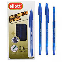 Ручка шариковая масляная "Ellott" серии "ET-1147", синяя