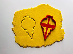 3D-формочки-вирубки для пряників "Ялинкова іграшка 51"