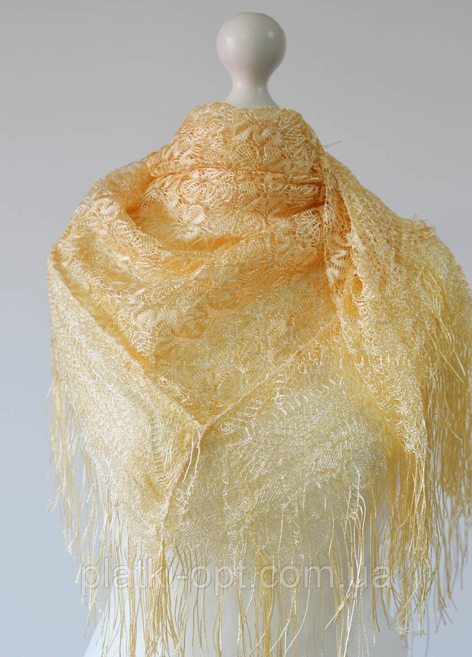 Хустка Змійка (бежевий), фото 1