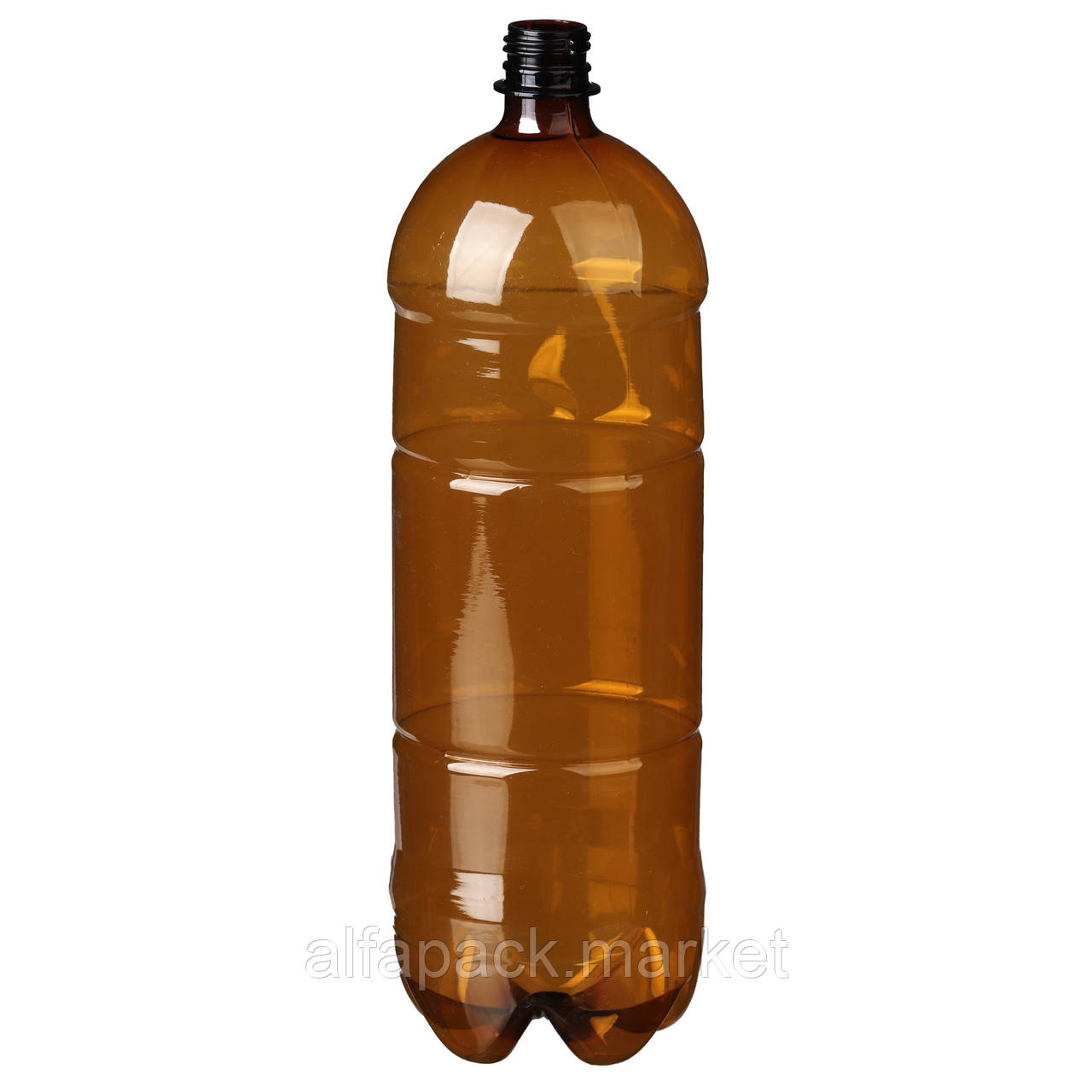 Пляшка пластикова 2 л., коричнева (60 шт в упаковці) 061100052