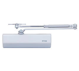 Доводчик накладної RYOBI D-1554 SILVER(Срібло) UNIV_ARM EN_2/3/4 до_80кг 1100мм FIRE