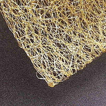 Декоративна сітка-павутинка в блискітках 100 х 150 см Колір кремово-рожевий