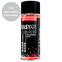 Автомобильная Краска в Баллончиках Серебристый Металлик 744 Mercedes CSS EASY ART Quick BASE 400мл