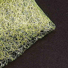 Декоративна сітка-павутинка в блискітках 100 х 150 см Колір яскравий лимонний