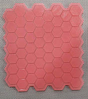 Молд силіконовий для мастики, шоколаду та ізомальта Медові стільники 19 см 17 см