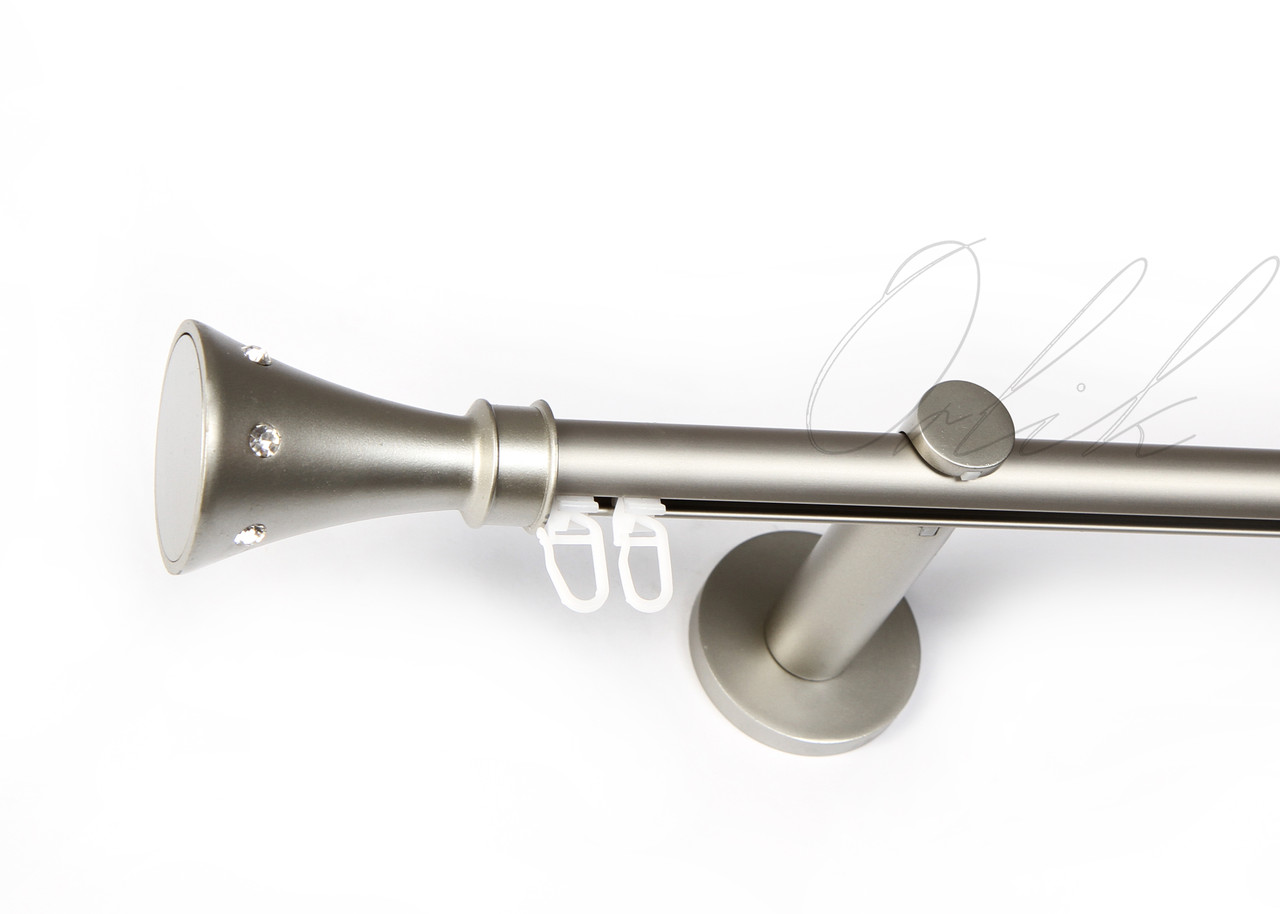 Імпресійний карниз для штор 19 мм Картер однорядний