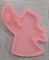 Молд силіконовий для льодяників, шоколаду та мастики Ангел 8,5 см 5,0 см