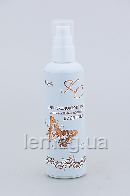 Карамельна симфонія охолоджуючий Гель з антибактеріальною дією до депіляції, 150 мл, фото 1