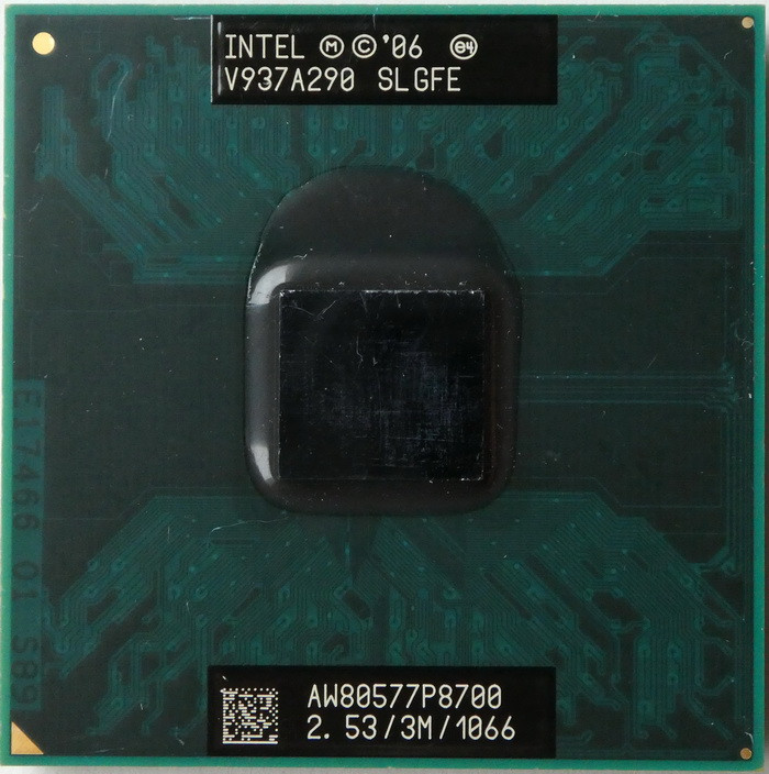 Процесор для ноутбука Intel Core 2 Duo P8700 2.533 GHz/3M/25W Socket P