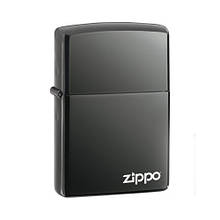 Запальничка Zippo BLACK ICE w ZIPPO LOGO — Laser 150 ZL
