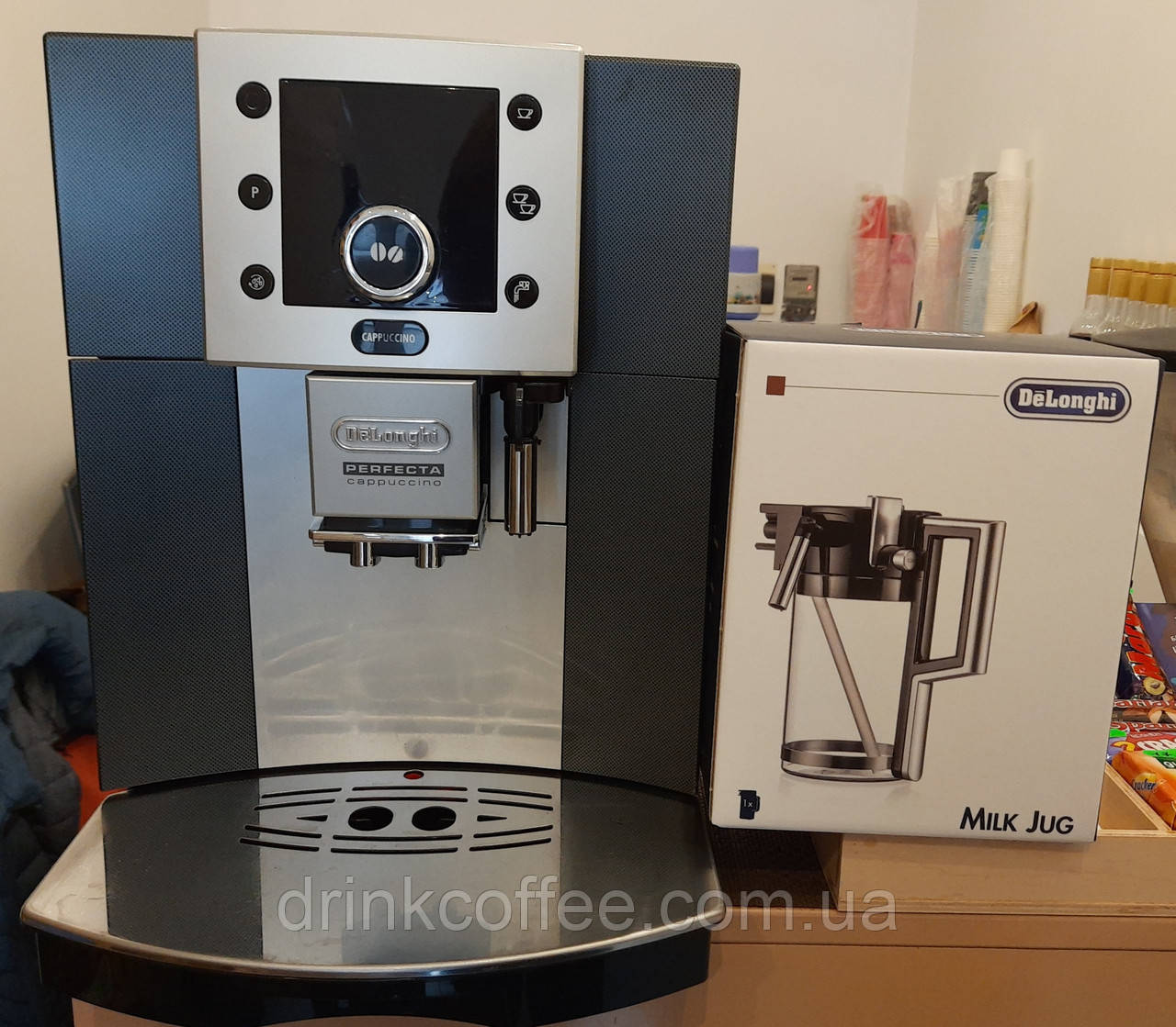 Купить Кофемашина Delonghi Perfecta Cappuccino ESAM 5500 S б/у + новый ...