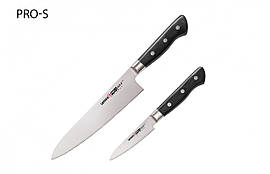 Набір з 2-х кухонних ножів (універсальний, Шеф), Samura "Pro-S" (SP-0210)