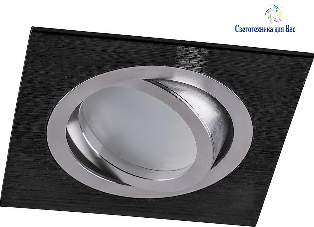 Точковий світильник алюмінієвий Feron DL6120 MR16, G5.3 чорний, фото 1