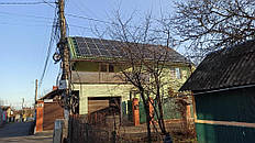 Сетевая солнечная станция 15 кВт, г. Киев 2