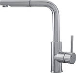 Кухонний змішувач Kernau KWT 06A PO CHROME з висувною лійкою, фото 4