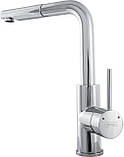 Кухонний змішувач Kernau KWT 06A PO CHROME з висувною лійкою, фото 6