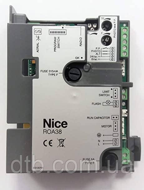 Плата керування Nice ROA38 для приводу ROX600