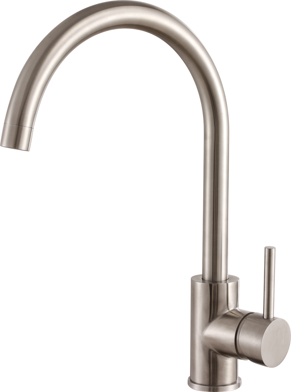 Кухонний змішувач Kernau KWT 07A STEEL нерж. сталь, фото 1