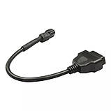 ПЕРЕХОДНИК KYMCO Moto адаптор 3Pin 16Pin OBD2 OBDII кабель диагностический, фото 4