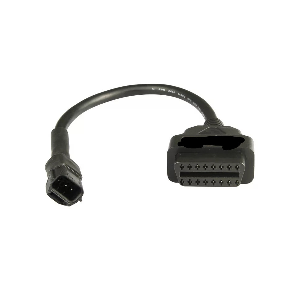 ПЕРЕХОДНИК KYMCO Moto адаптор 3Pin 16Pin OBD2 OBDII кабель диагностический, фото 1